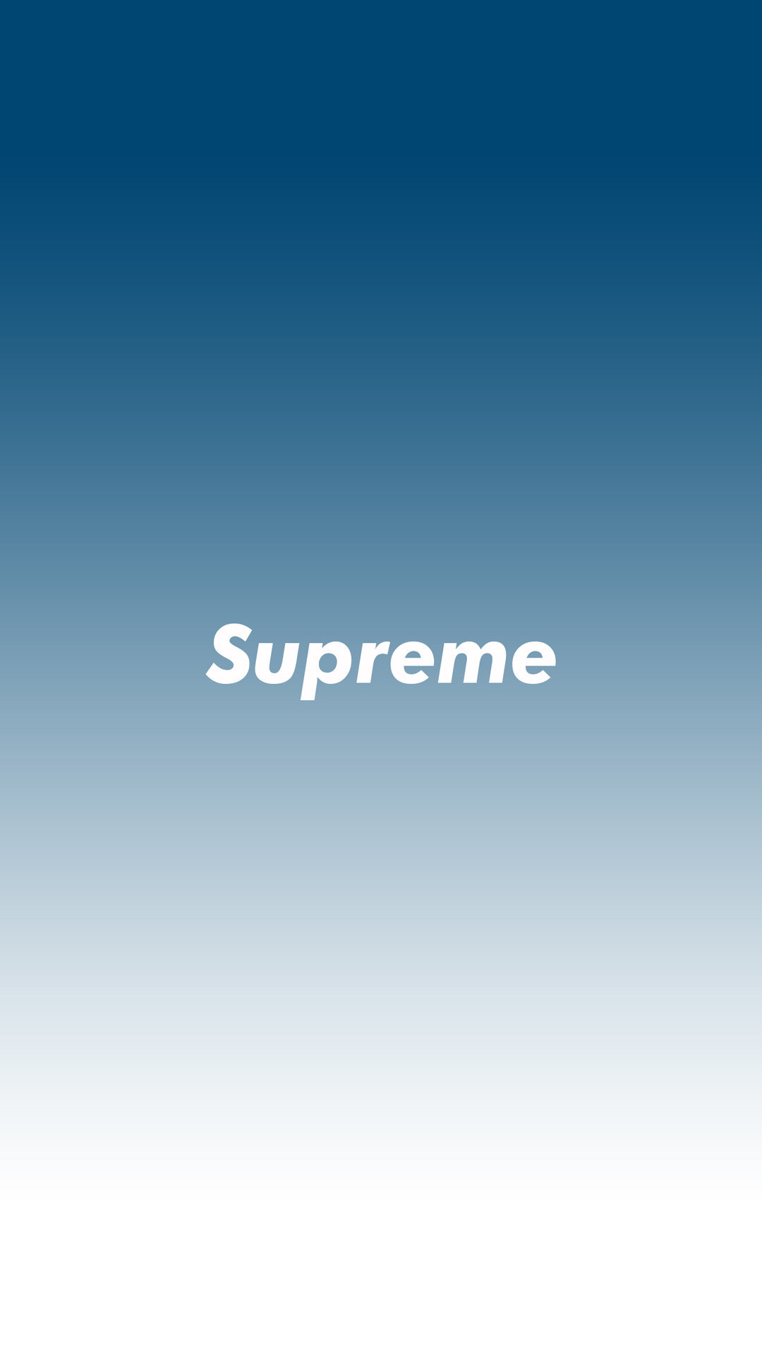 Supreme Minimal Blue