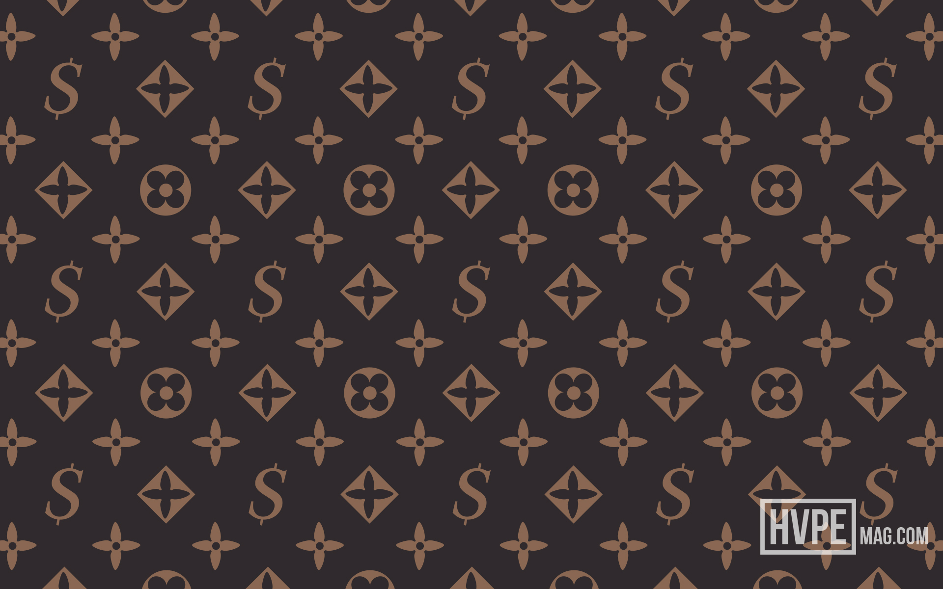 Download Minimalist Supreme And Louis Vuitton Phone Wallpaper