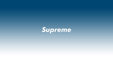 Supreme Minimal Blue