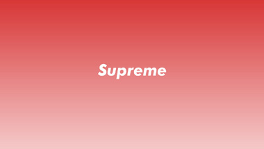 Supreme Minimal Red