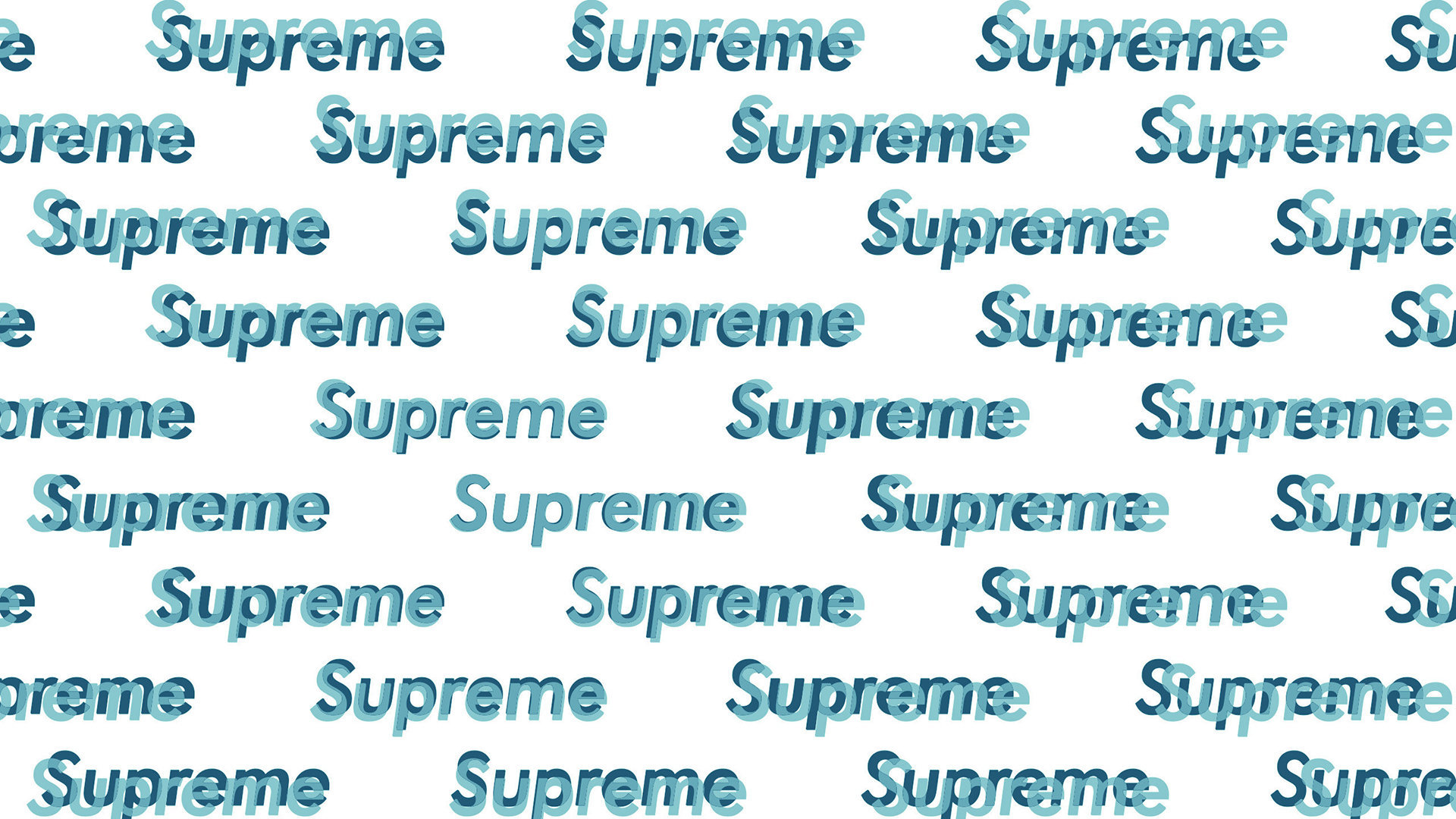 Supreme Blue Text